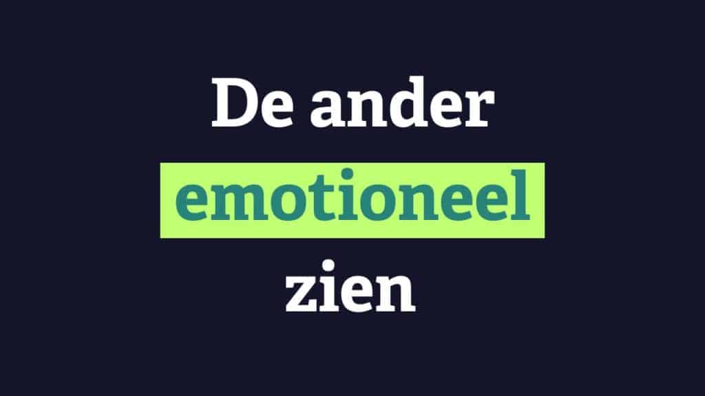 Ander emotioneel zien
