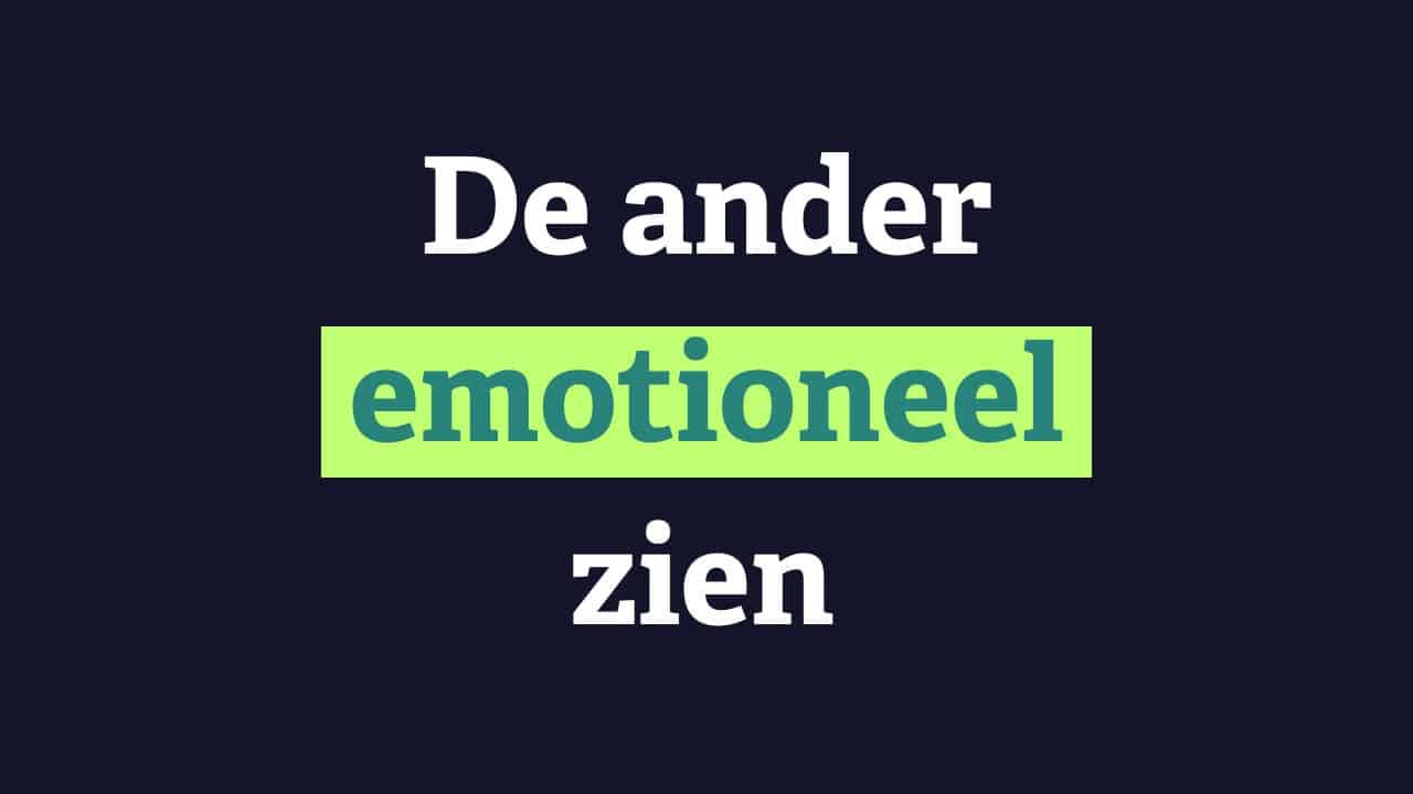 Ander emotioneel zien
